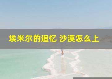 埃米尔的追忆 沙漠怎么上